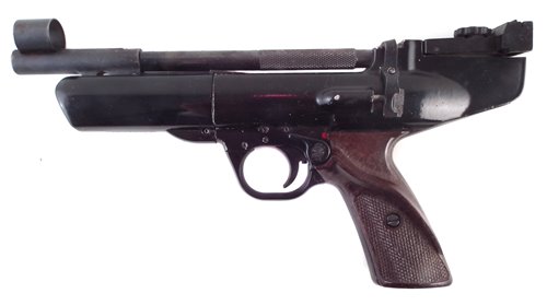 Lot 80 - Webley Typhoon .177 air pistol and pellets
