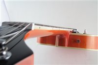 Lot 109 - Gretsch Electromatic semi acoustic electric guitar in orange with strap and hardcase
