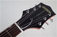 Lot 109 - Gretsch Electromatic semi acoustic electric guitar in orange with strap and hardcase