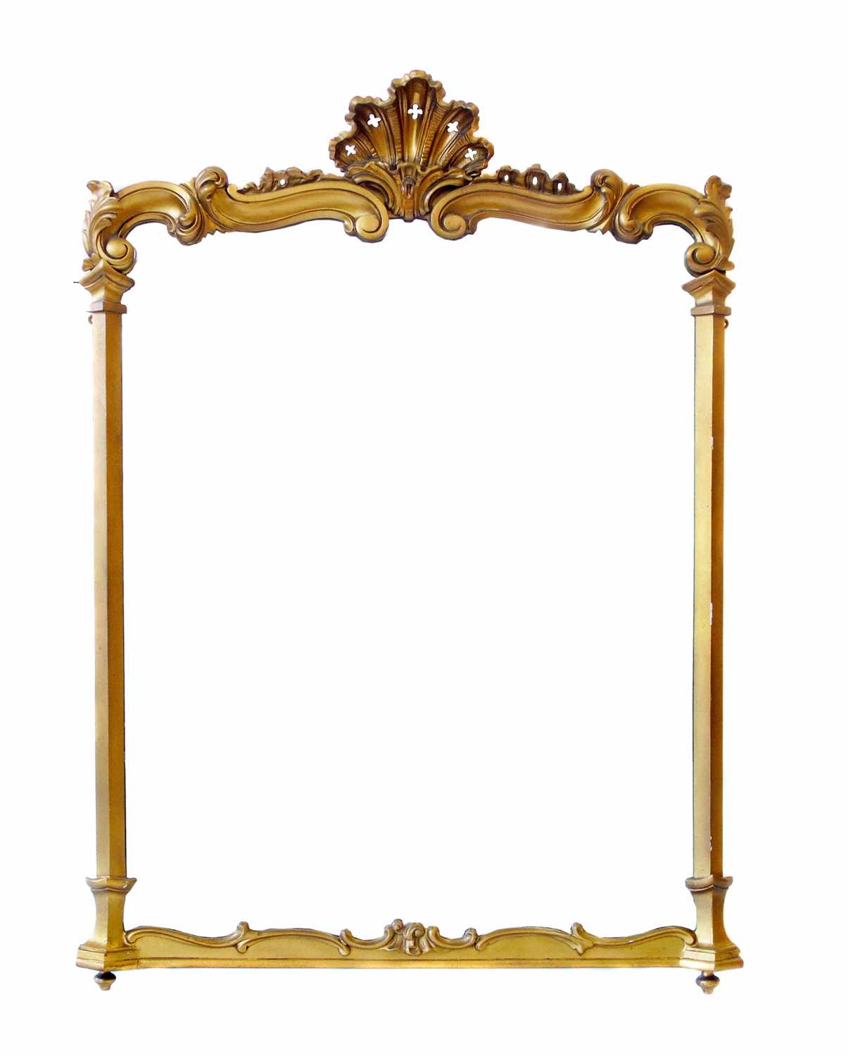629 - Victorian over-mantel mirror.