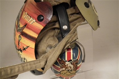 Lot 252 - Flight Deck Crewman's helmet circa 1979