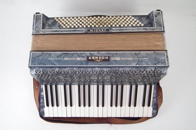 Lot 53 - Hohner Verdi III piano accordion in case.
