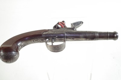 Lot 25 - Queen Anne Flintlock pistol by Richards
