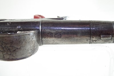 Lot 25 - Queen Anne Flintlock pistol by Richards