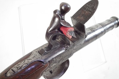 Lot 25 - Queen Anne Flintlock pistol by Richards