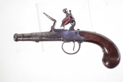 Lot 25 - Queen Anne Flintlock pistol by Richards