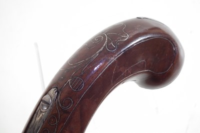 Lot 25 - Queen Anne Flintlock pistol by Richards