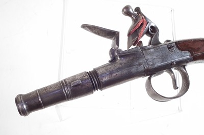 Lot 25 - Queen Anne Flintlock pistol by Richards