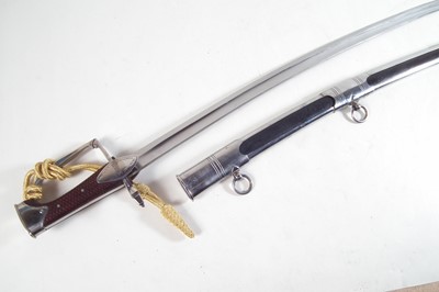 Lot 370 - Modern replica of a 1794 Light Dragoon sabre and scabbard