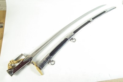Lot 370 - Modern replica of a 1794 Light Dragoon sabre and scabbard