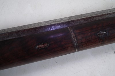 Lot 118 - Silver mounted Flintlock fowling piece by Bryan of London