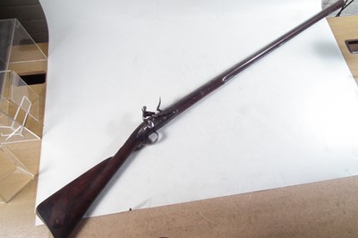 Lot 118 - Silver mounted Flintlock fowling piece by Bryan of London