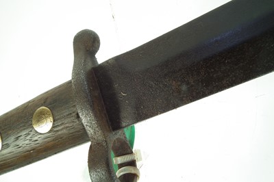 Lot 48 - Kenya Mau Mau Machete and a pattern 1888 bayonet