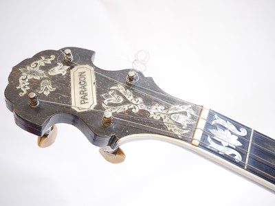 Lot 214 - Clifford Essex paragon tenor banjo