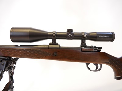 Lot 108 - Parker Hale .308 rifle with Schmidt and Bender Scope and moderator LICENCE REQUIRED.