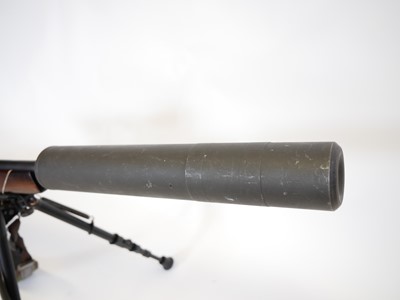 Lot 108 - Parker Hale .308 rifle with Schmidt and Bender Scope and moderator LICENCE REQUIRED.