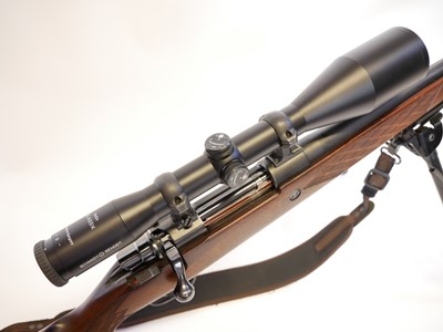 Lot 108 - Parker Hale .308 rifle with Schmidt and Bender Scope and moderator LICENCE REQUIRED.
