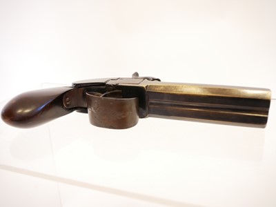 Lot 7 - Percussion double barrel pocket pistol