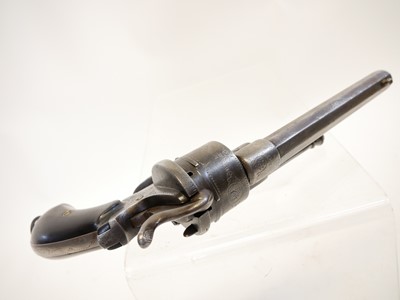 Lot 18 - Belgian 12mm pinfire revolver.