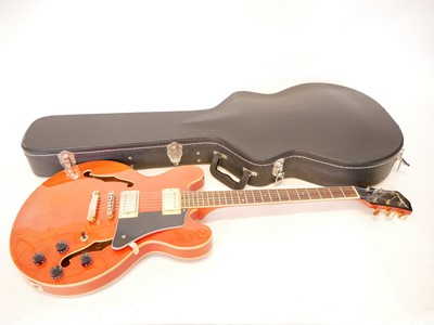 Lot 221 - Westfield electric semi acoustic ES-335 style guitar