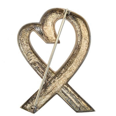 Lot 6 - A 'Loving Heart' brooch by Paloma Picasso for Tiffany & Co.