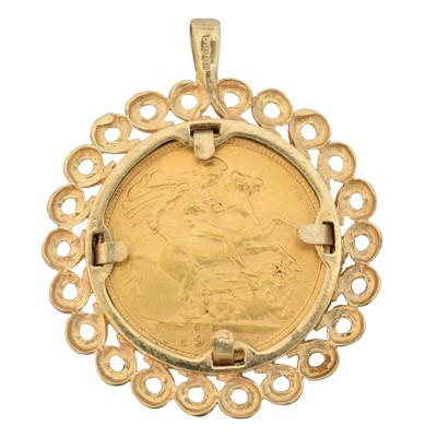 Lot 15 - An Edward VII sovereign