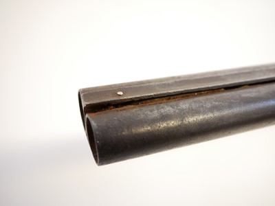Lot 40 - Percussion double barrel shotgun