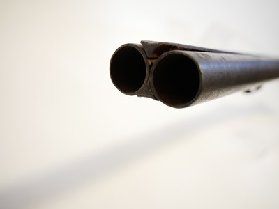 Lot 40 - Percussion double barrel shotgun