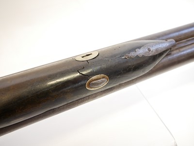 Lot 40 - Percussion double barrel shotgun