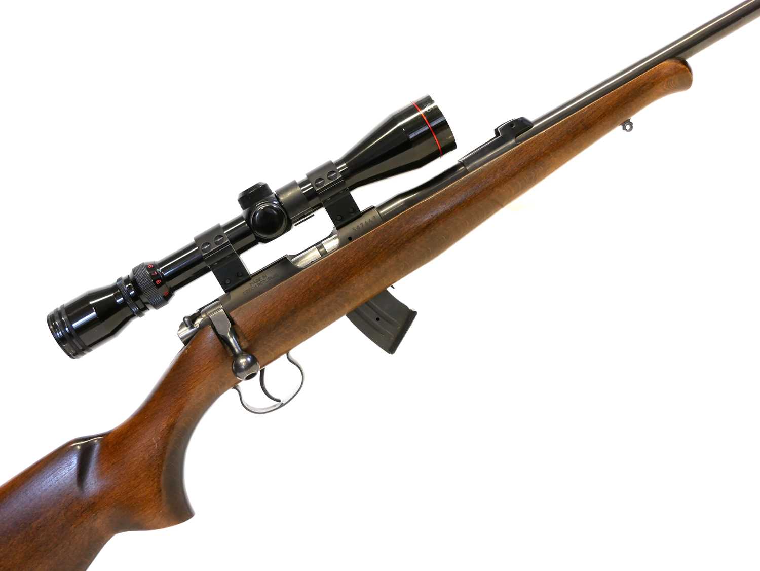Lot 350 - CZ 452- 2E ZKM bolt action .22LR rifle LICENCE REQUIRED