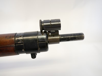 Lot 351 - Parker Hale Lee Enfield No.4 .303 bolt action target rifle  LICENCE REQUIRED