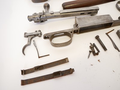 Lot 497 - Collection of Mauser K98 bolt action rifle parts LICENCE REQUIRED