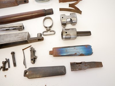 Lot 497 - Collection of Mauser K98 bolt action rifle parts LICENCE REQUIRED