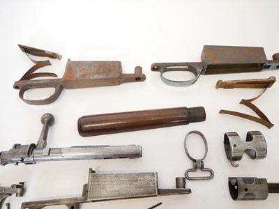 Lot 497 - Collection of Mauser K98 bolt action rifle parts LICENCE REQUIRED