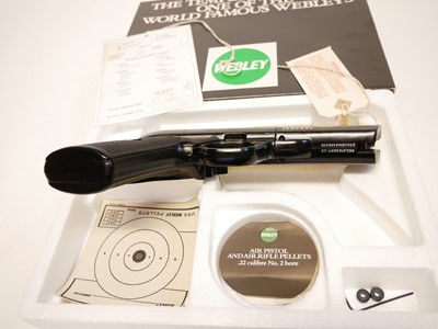Lot 83 - Boxed Webley Tempest .22 air pistol