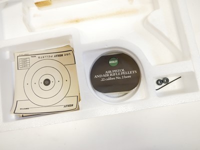 Lot 83 - Boxed Webley Tempest .22 air pistol