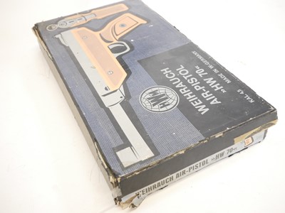 Lot 53 - Boxed Weihrauch HW70 .177 air pistol