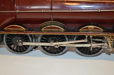 Lot 26 - Hornby O Gauge Princess Elizabeth Locomotive and Tender