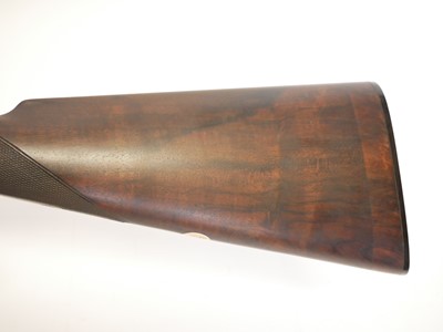 Lot 34 - E.M. Reilly 8 bore nitro proofed single barrel shotgun.