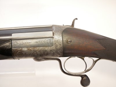 Lot 34 - E.M. Reilly 8 bore nitro proofed single barrel shotgun.