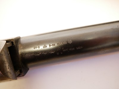Lot 34 - E.M. Reilly 8 bore nitro proofed single barrel shotgun.