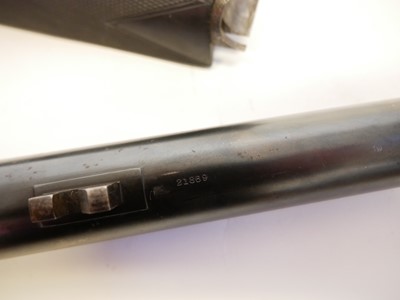 Lot 34 - E.M. Reilly 8 bore nitro proofed single barrel shotgun.