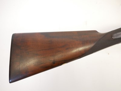 Lot 34 - E.M. Reilly 8 bore nitro proofed single barrel shotgun.