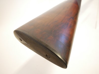 Lot 34 - E.M. Reilly 8 bore nitro proofed single barrel shotgun.