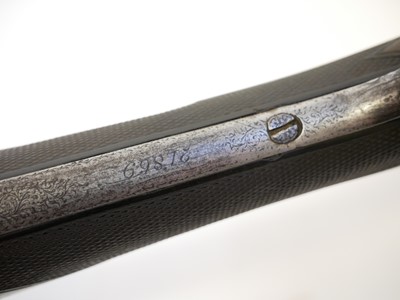 Lot 34 - E.M. Reilly 8 bore nitro proofed single barrel shotgun.