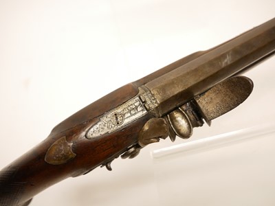 Lot 9 - Flintlock holster pistol by Collis