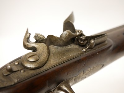 Lot 9 - Flintlock holster pistol by Collis