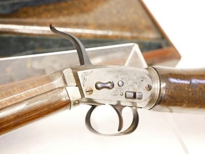 Lot 29 - Cased William Mills 56 bore air rifle