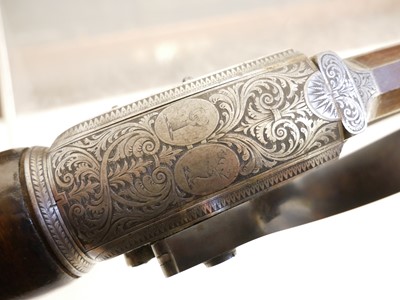Lot 29 - Cased William Mills 56 bore air rifle