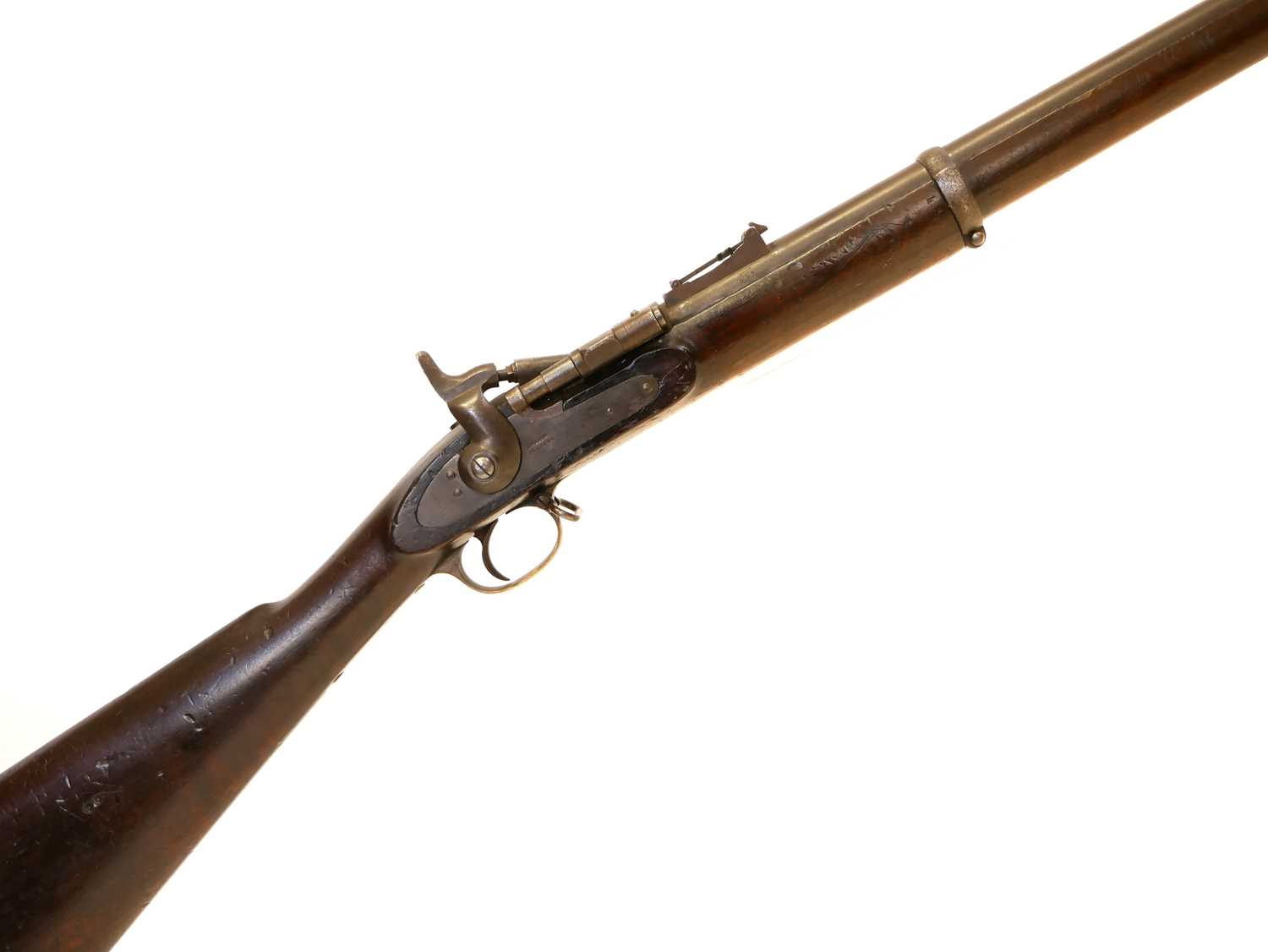 Lot 28 - Three band .577 Snider rifle by C. Ingram Glasgow